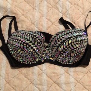 Sequins bra, brand new, never worn without tags